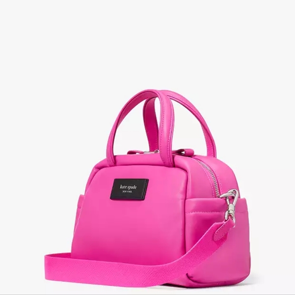 kate spade Handbags - NWT Kate Spade Pink Puffy Smooth Leather Crossbody Sachel